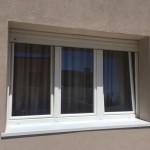 Finestre in PVC bianco effetto legno