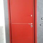Porta blindata rosso Ferrari