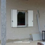 Scuretti in PVC bianco frassinato